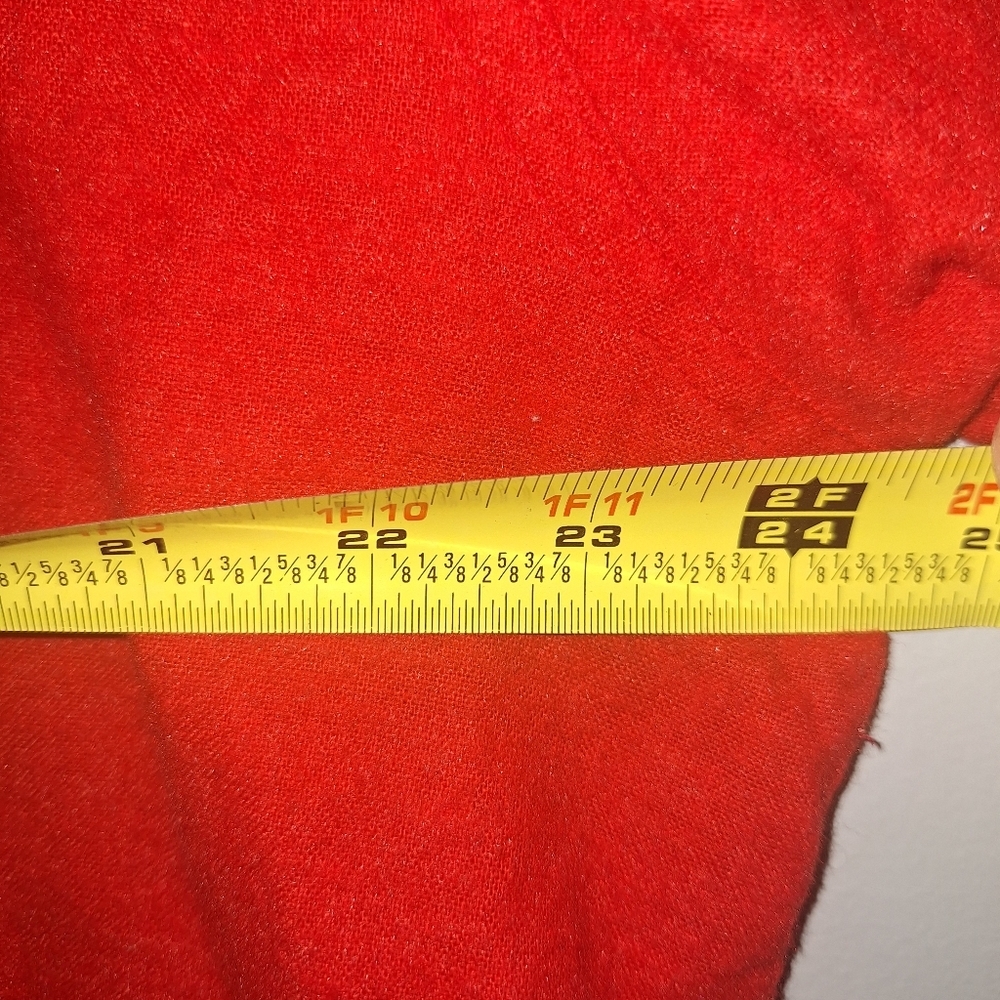 60's The Tonight Shirt Flirt Shirt Weldon Sleepwear Sz Medium Christmas Flannel - Picture 6 of 7